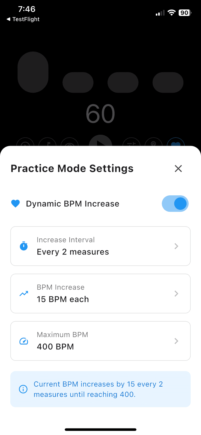 Practice mode